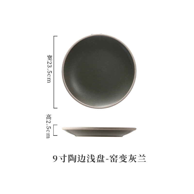 A Western food plate ceramic tableware