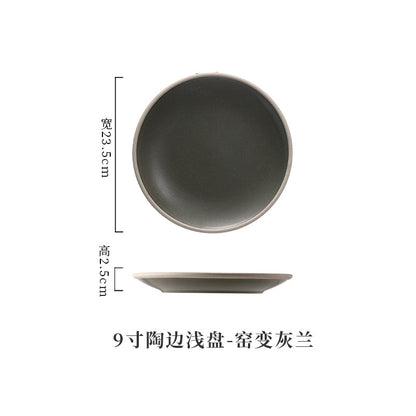 A Western food plate ceramic tableware