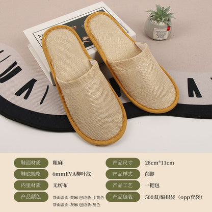 500 pieces of free sea shipping to Beirut 4 kinds of bed and breakfast hotel disposable slippers 6mm