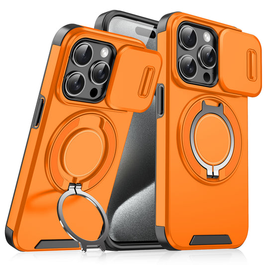 A Lens sliding window protection mobile phone case