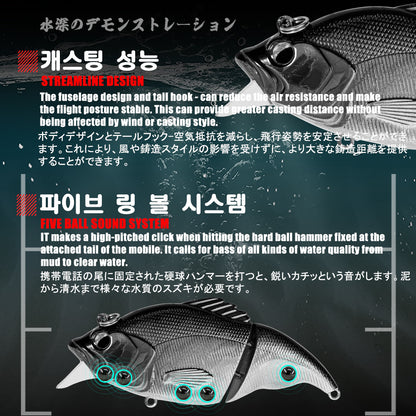 A Realistic Multi-section Swimbait  Slow Sinking