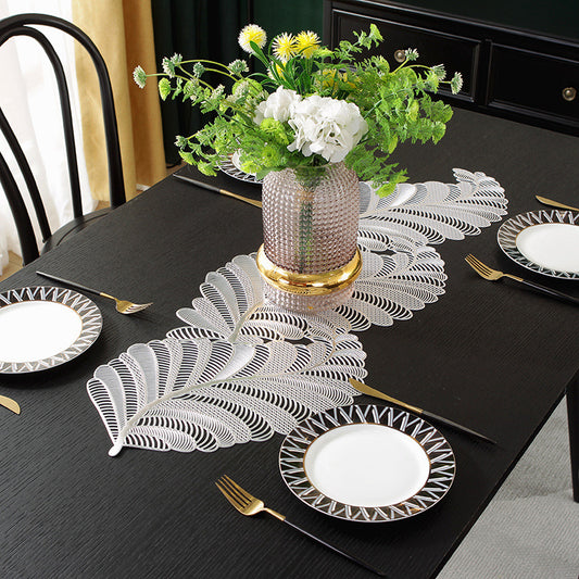 A PVC table mat