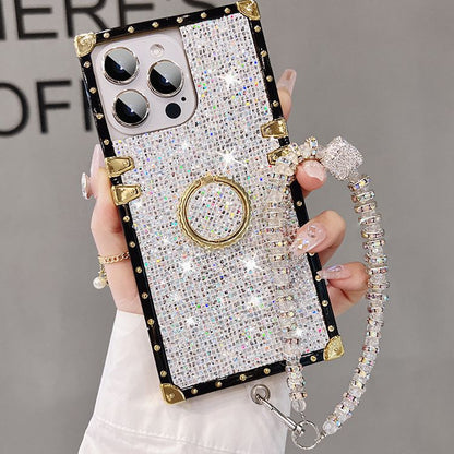 A glitter holder mobile phone case