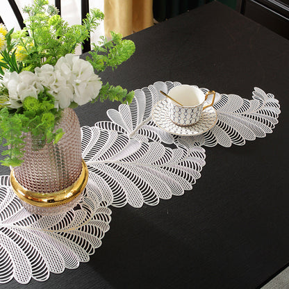 A PVC table mat