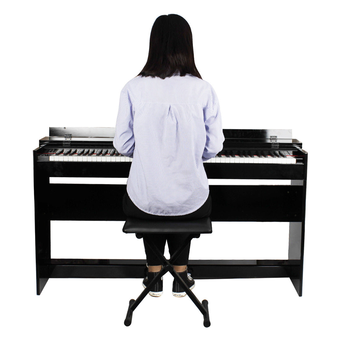 A electric piano 88-key heavy hammer digital piano Adult beginner professional digital electronic piano Vertical smart home