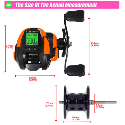 A Big Screen Digital Display Reel – Perfect for Raft & Lure Fishing
