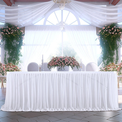 A Table curtain table circumference