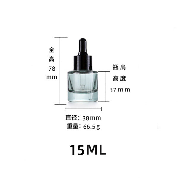 A dark green dark dropper bottle essential oil essence DIY high-end sub-packaging empty bottle - Mixbatch