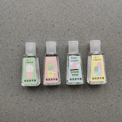 A Universal Portable Hand Sanitizer Home Sanitary Products Mini Leave-in Gel Cute Animal Fruit