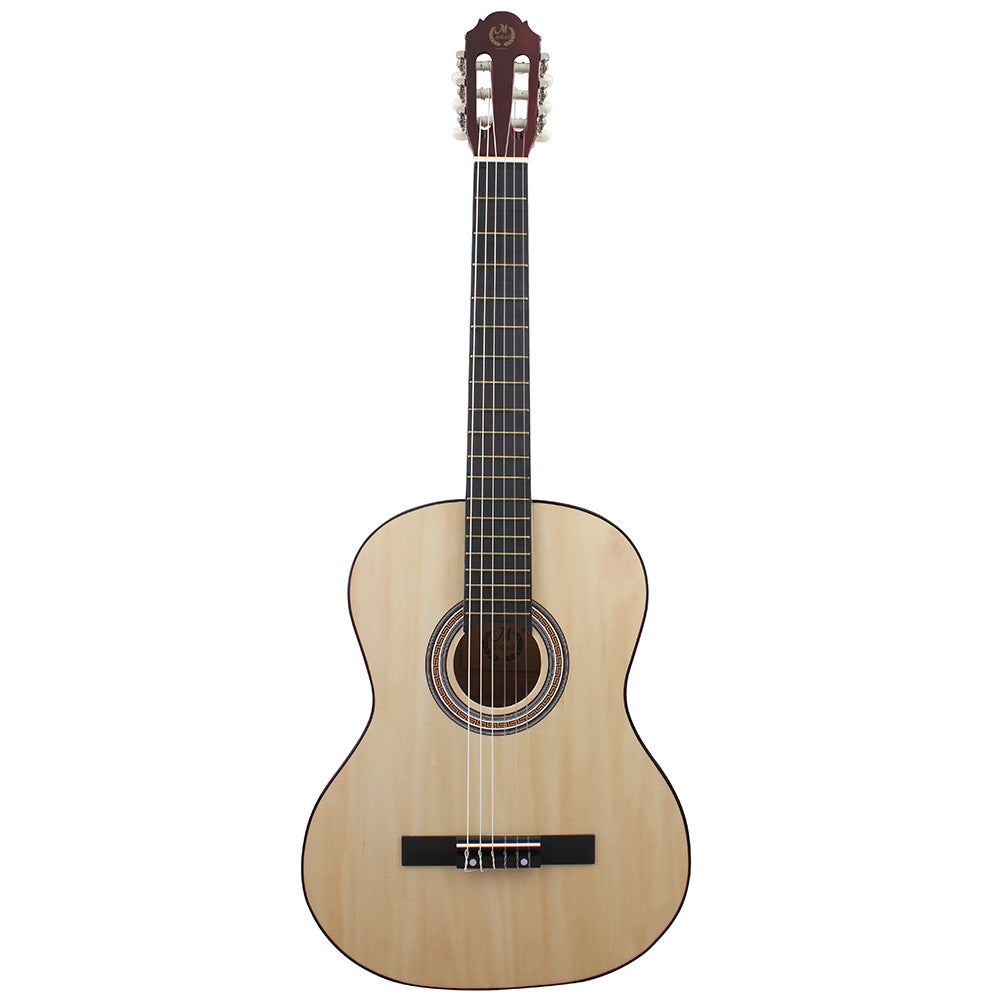 A classical guitar 38 inch beginner introductory practice piano beginner adult rounded acoustic guitar guita