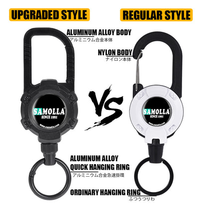 A Durable Zinc Alloy Magnetic Key Holder – Anti-lost Retractable Design