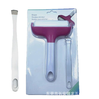 A new vinyl weeding tweezers DIY tool cricut tool set roller + waste shovel 2-piece set