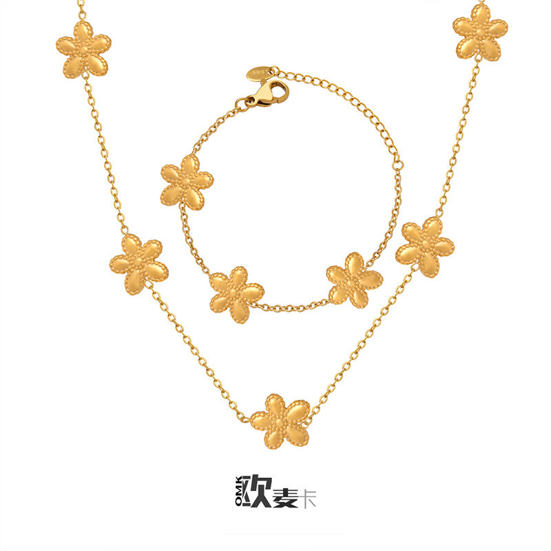 A bracelet necklace jewelry