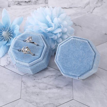 A flannel jewelry box