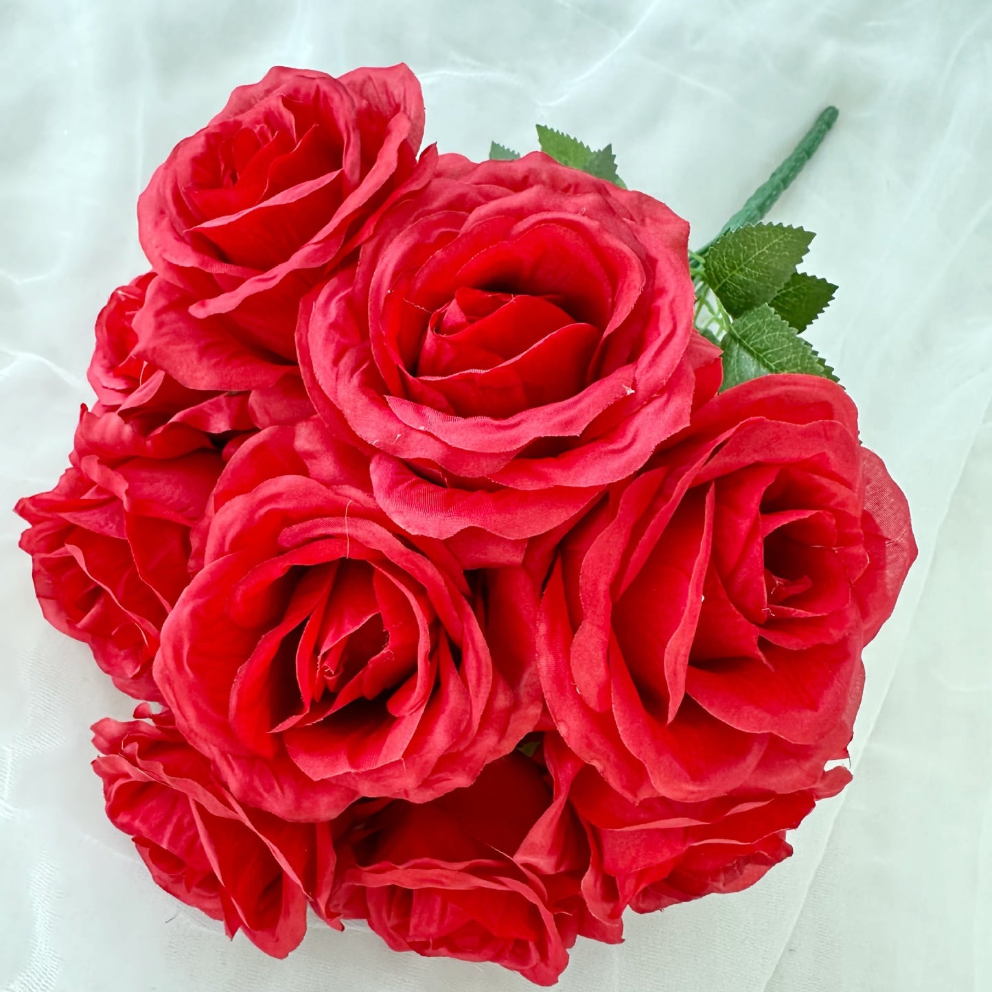 A 9 head Anna rose wedding home decoration rose auditorium hotel scene set DIY design fake flower