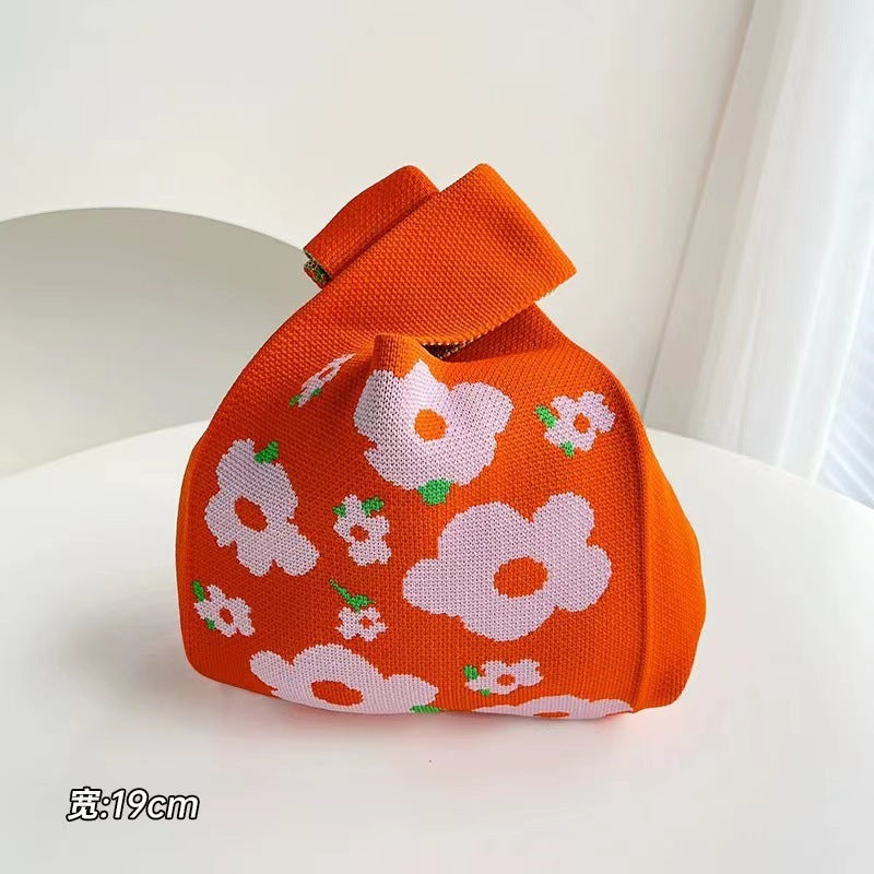 A small bag knit bag handbag