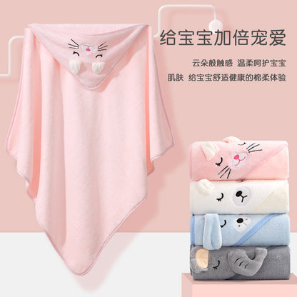 Baby holding a blanket bath towel  0.15kg any color mix Minimum purchase of 3 items - Mixbatch