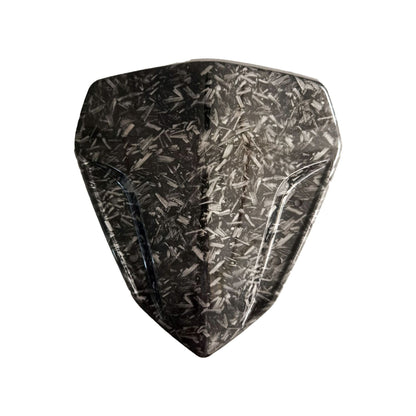 A motorcycle front windshield