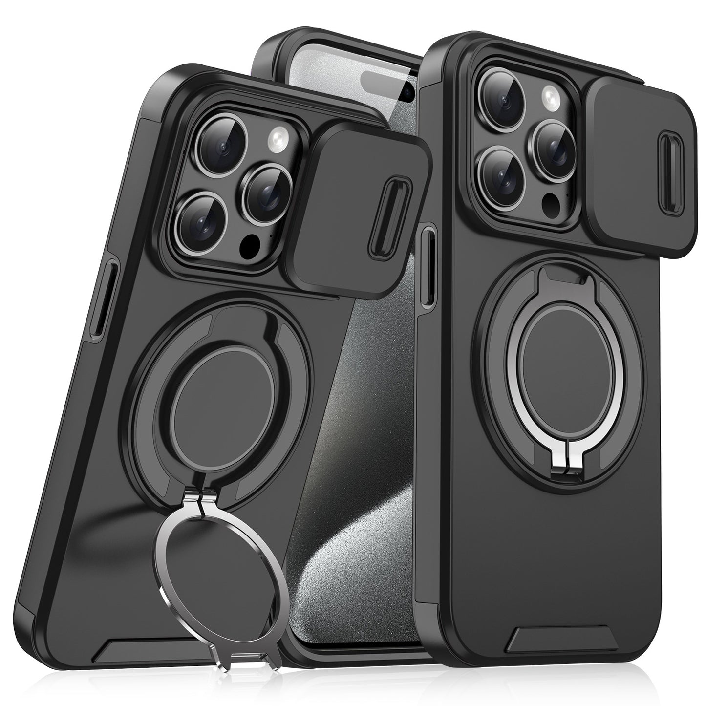 A Lens sliding window protection mobile phone case