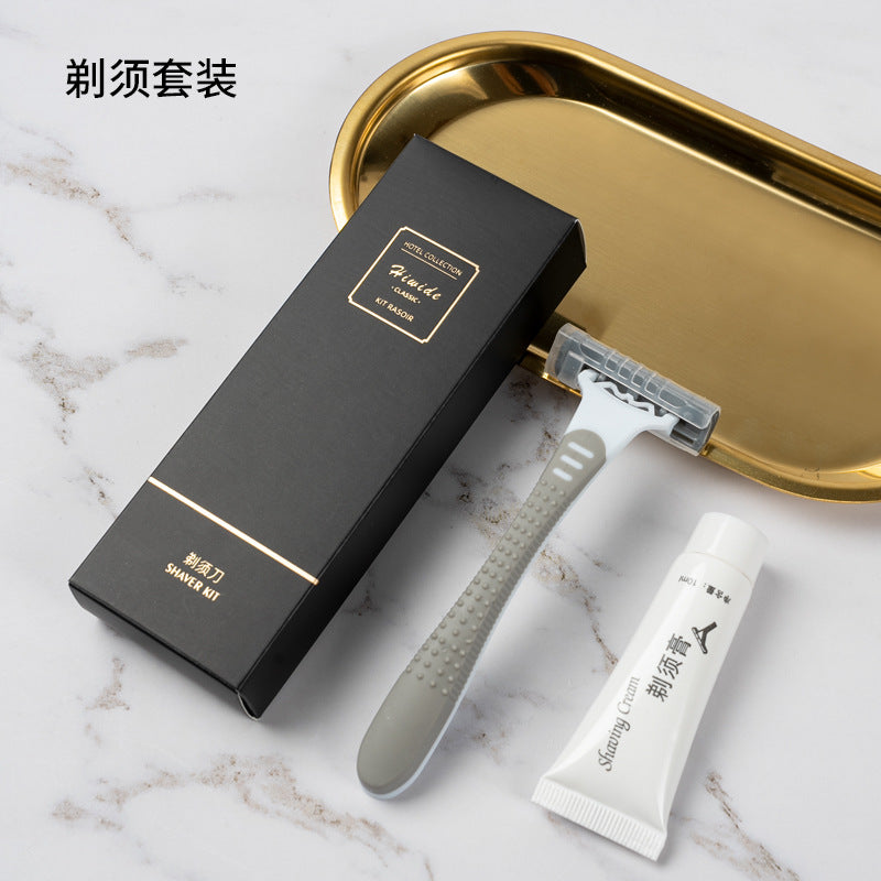 Hotel Supplies Disposable Toothbrush Toothpaste Razor Set