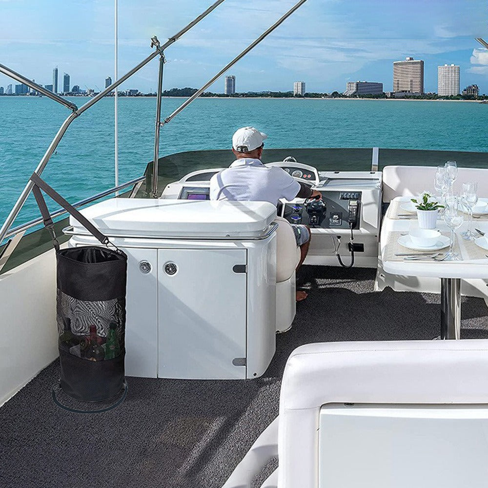 A Yacht/Boat Windproof Drawstring Storage Bag and Drying Pouch
