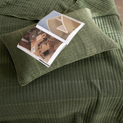 طقم أسرة من ثلاث قطع مصنوع من خيوط القطن 