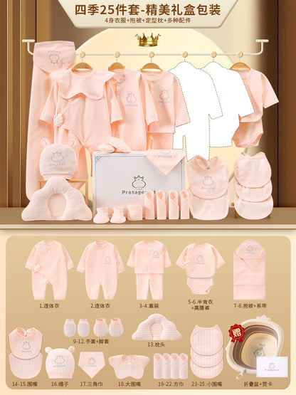 A10 Baby gift box, newborn baby clothes set, autumn and winter, gifts, high-end newborn full moon gifts, baby products - Mixbatch