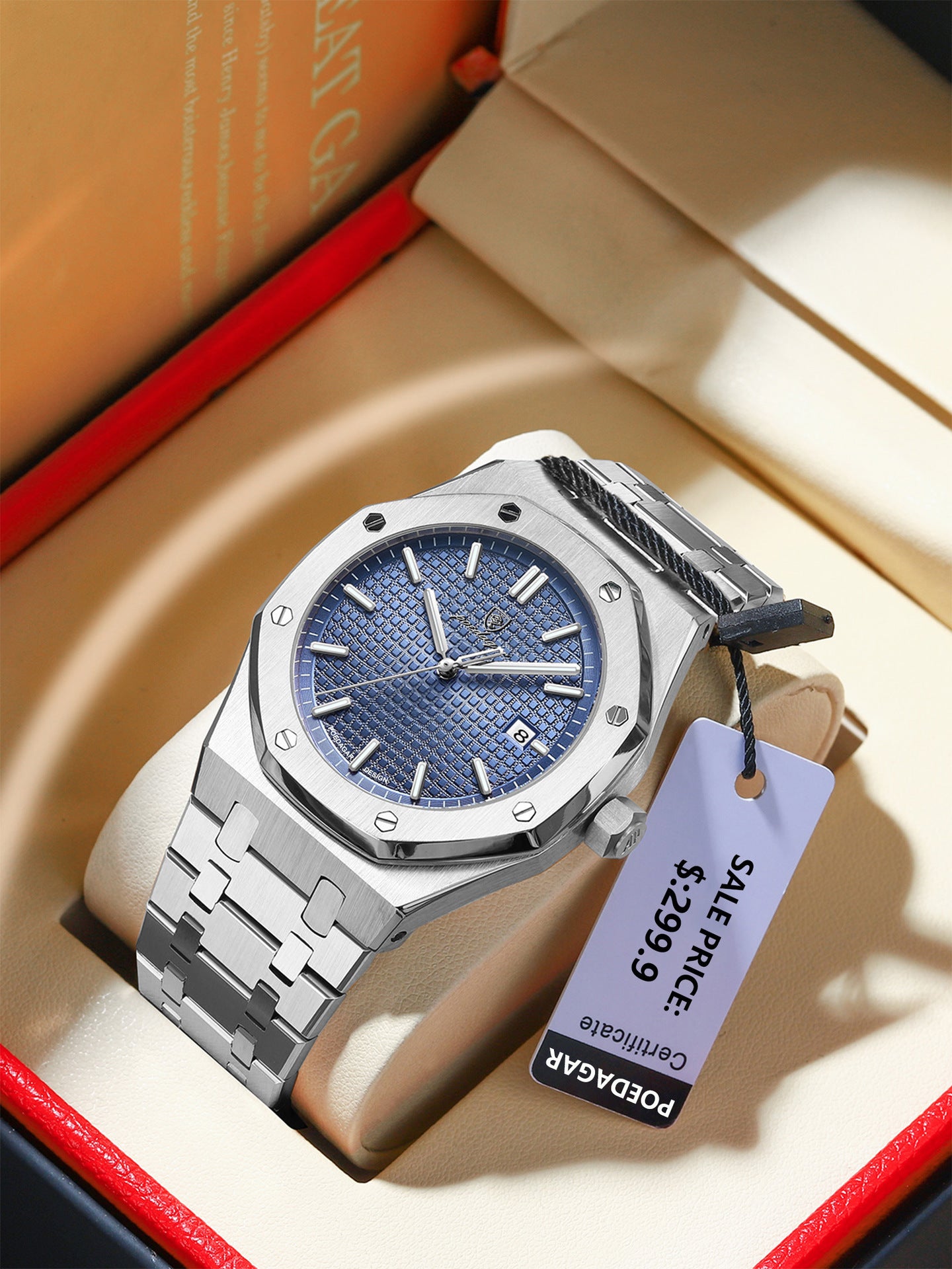 A men's watch waterproof luminous fashion new quartz watch live foreign trade explosion 924