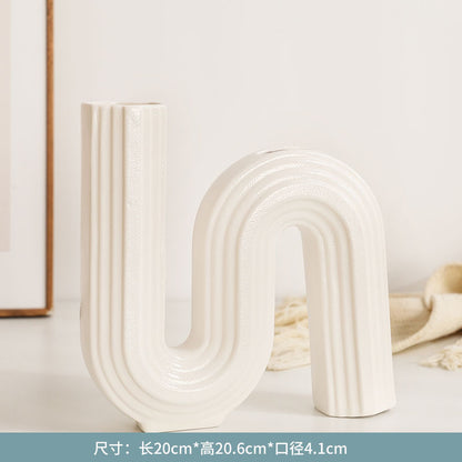 A ceramic vase ornament
