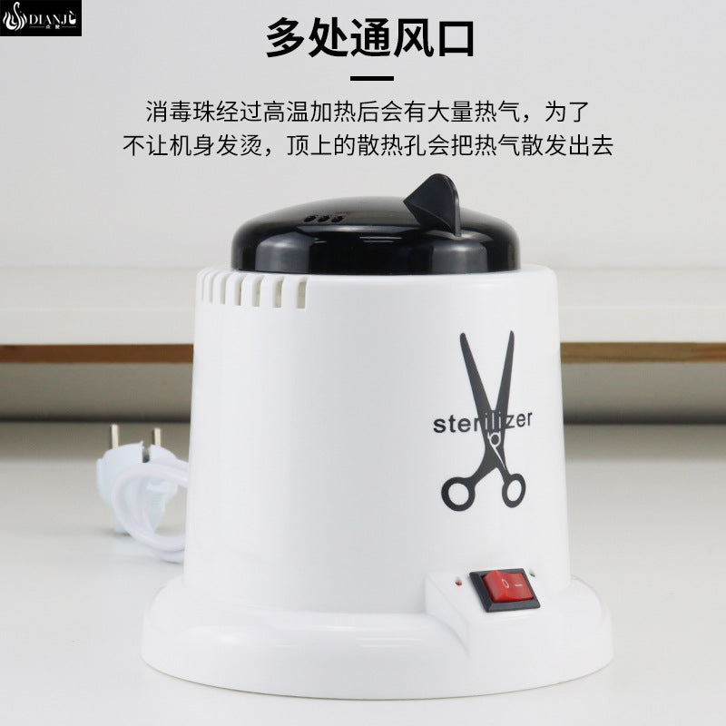 A Nail art tool disinfection cup high temperature disinfection beauty salon tool high temperature disinfection scissors tweezers automatic disinfection - Mixbatch