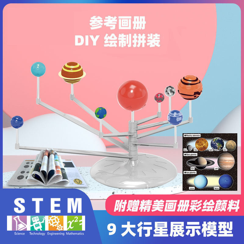 A solar system teaching model