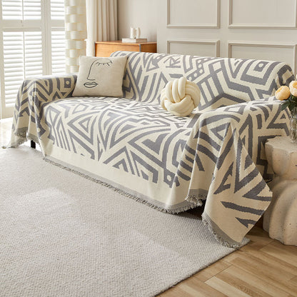 A sofa cover sofa cushion