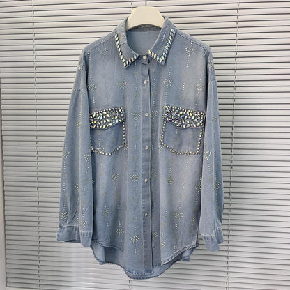 A denim shirt