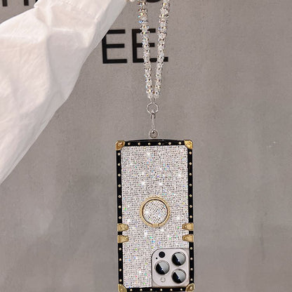 A glitter holder mobile phone case