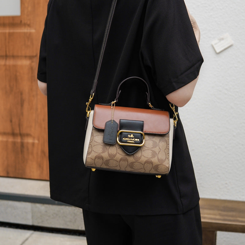 A new French niche fashion design retro shoulder handbag versatile messenger bag - Mixbatch