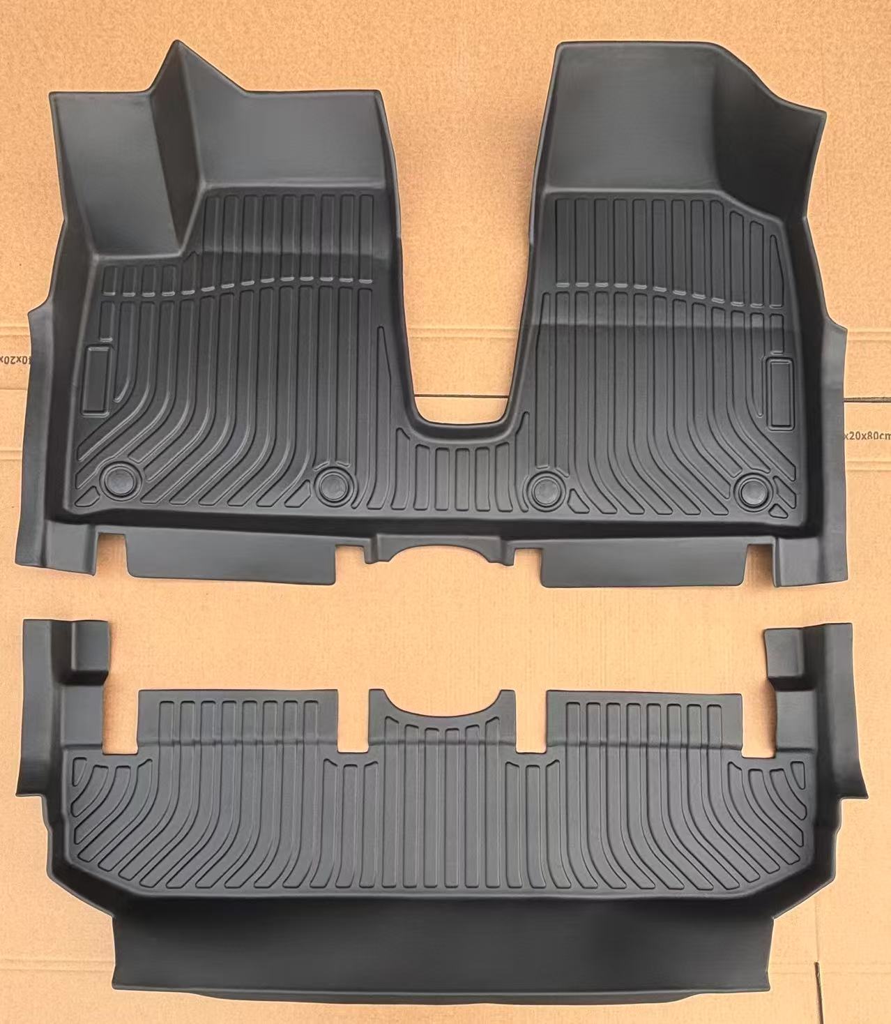 A  car waterproof floor mat