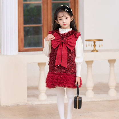 A children's winter dress