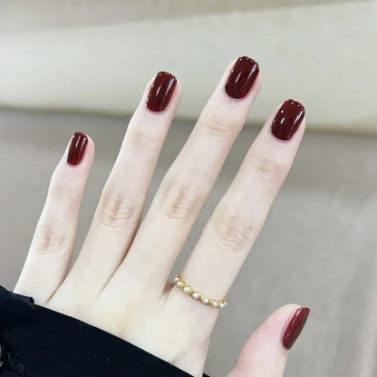 A Yi Yi Dance 30 pieces Handmade white moonlight cat eye manicure pieces Gentle temperament cat eye aurora wearing armor Xiaohongshu explosion - Mixbatch