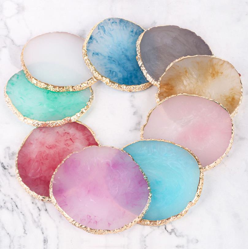 A Nail Art Palette Resin Agate Phnom Penh Palette Nail Art Display Board Color Display Resin Nail Art Palette - Mixbatch