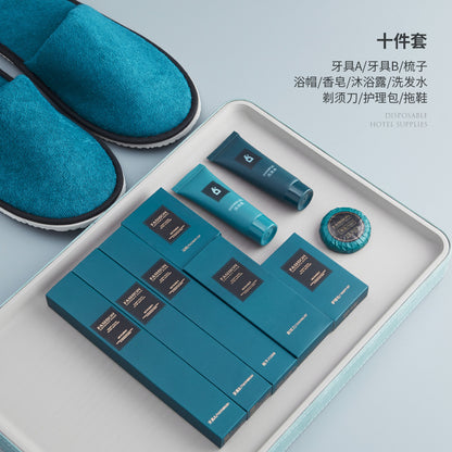 Star hotel homestay special disposable toiletries set toothbrush hotel disposable slippers