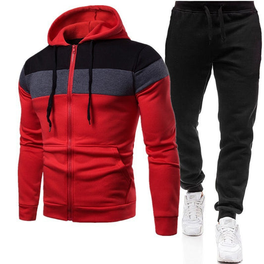 A men's sweater suit