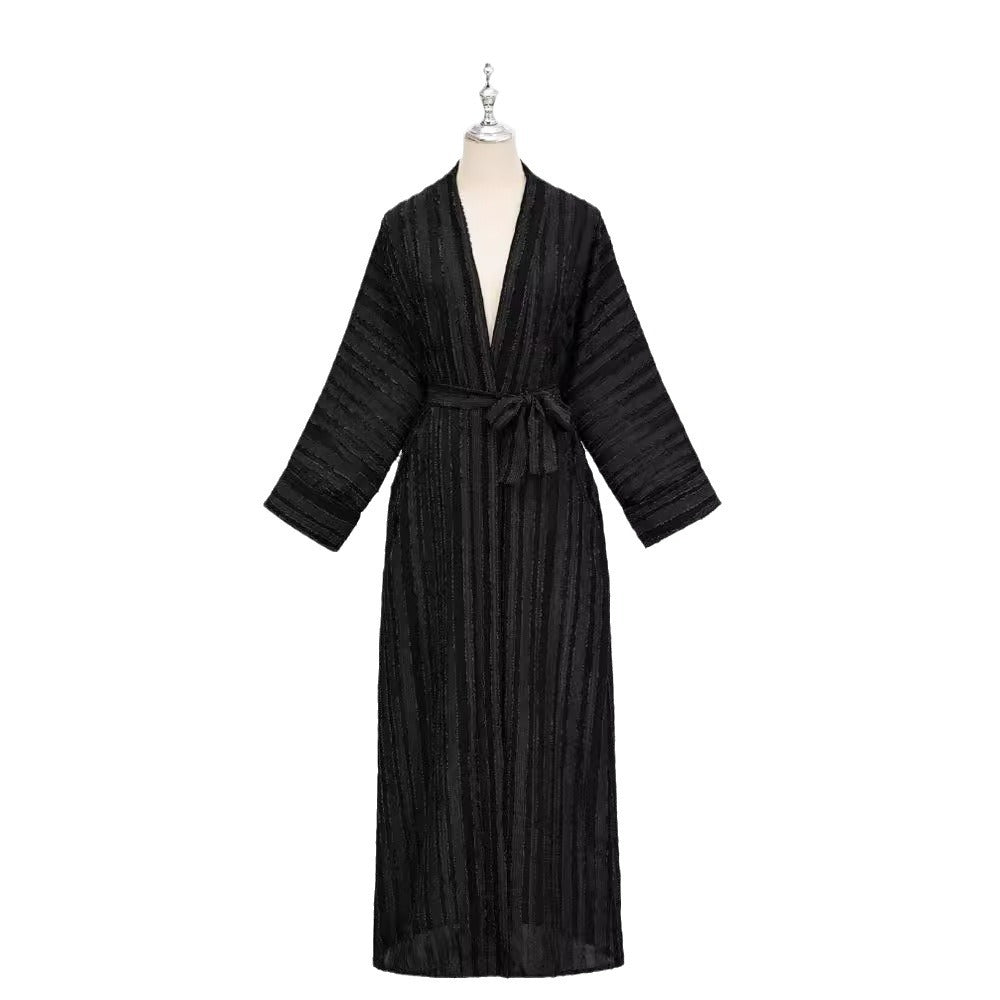 Factory spot cross-border supply 2024 new Middle Eastern Muslim outfit fashion temperament elegant dress robe - Mixbatch