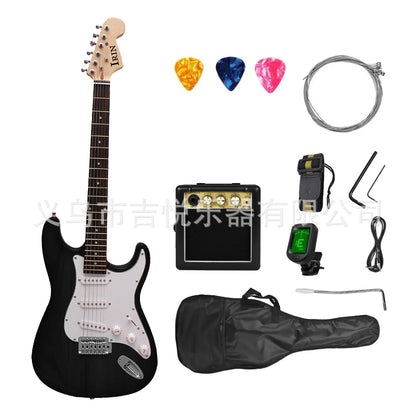 A Electric Guitar Single Shake ST Electric Guitar Classic Adult Beginner Entry Level Electric Guitar Set guitar
