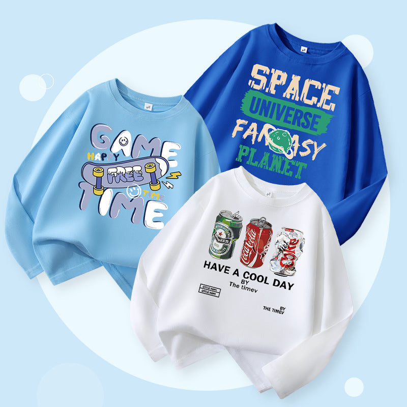A long-sleeved T-shirt top