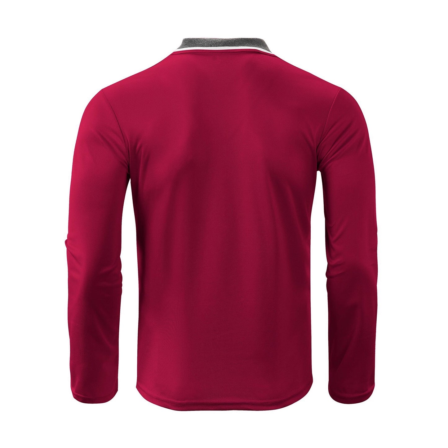 A European and American cross-border men's polo shirt fashion lapel golf wear men's sports long-sleeved POLO shirt wholesale