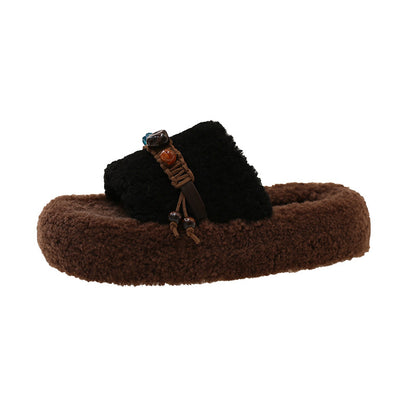 A plush slipper