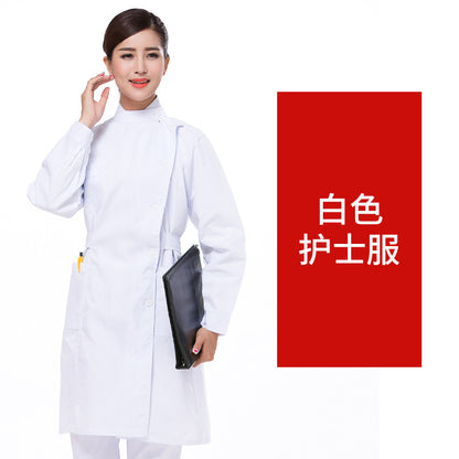 A Medical White Coat Short Sleeve Long Sleeve Pharmacy Dental Hospital Doctor Nurse Laboratory Beauty Salon Workwear Spot