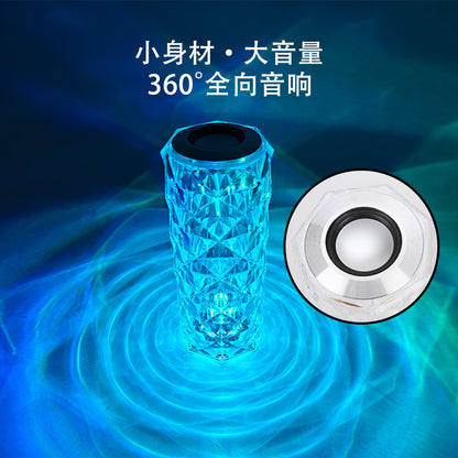 A Bluetooth audio crystal desk lamp