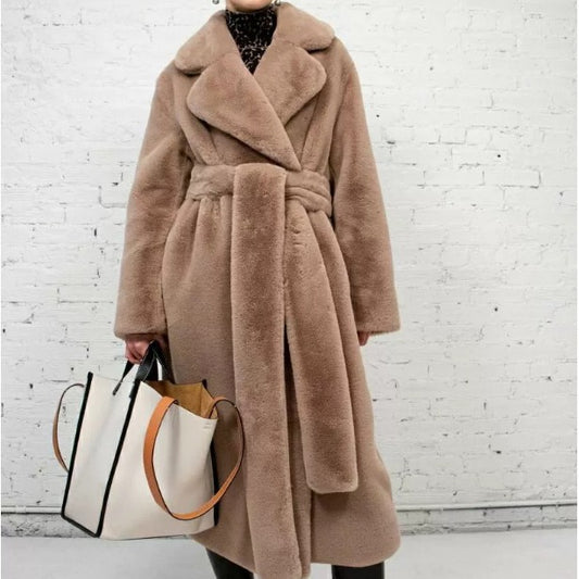 A faux fur jacket