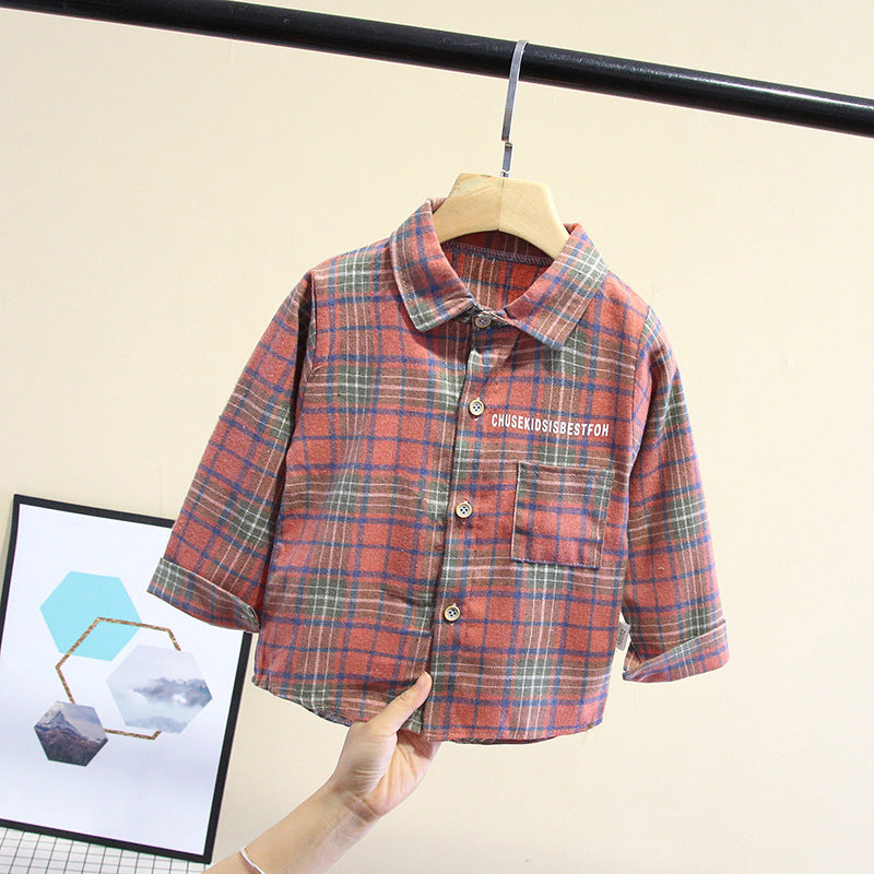 A children's long-sleeved shirt